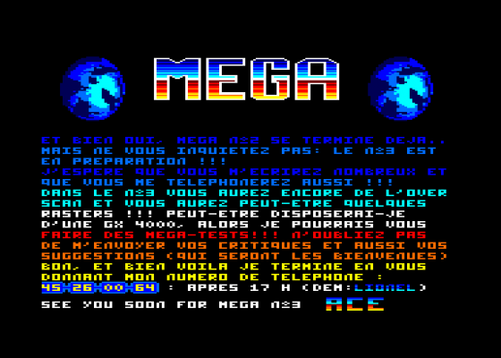 Mega 2 Screenshot 5 (Amstrad CPC464)