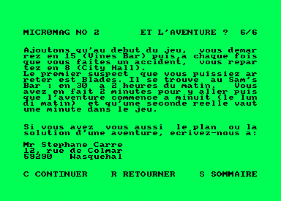 Micr0mag 2 Screenshot 5 (Amstrad CPC464)