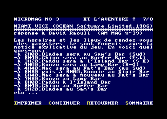 Micr0mag 3 Screenshot 5 (Amstrad CPC464)