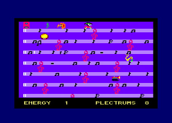 Mike The Guitar Screenshot 5 (Amstrad CPC464)