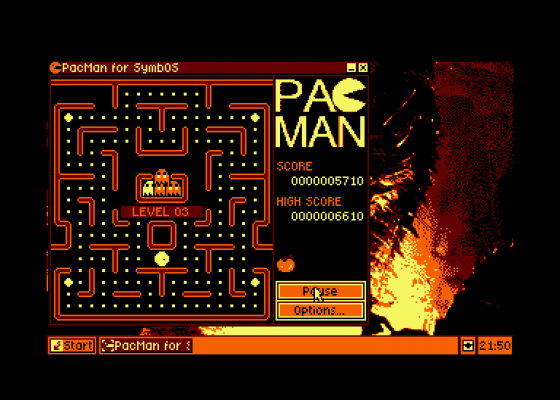 PacMan For SymBOS