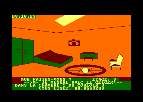 Panique A L'Hotel Screenshot 5 (Amstrad CPC464)