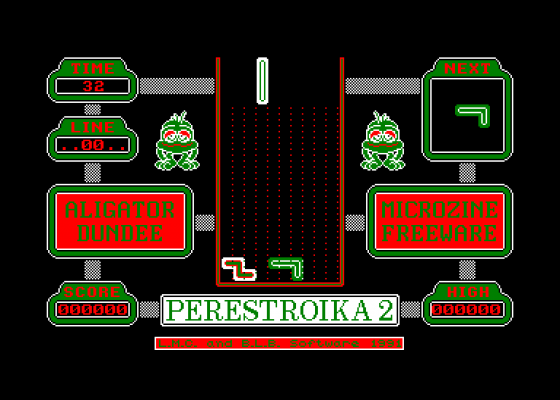 Perestroika 2 - Le Retour Screenshot 1 (Amstrad CPC464)