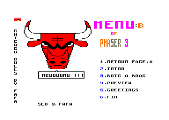 Phaser 3 Screenshot 5 (Amstrad CPC464)