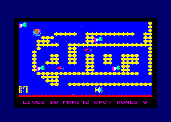 Pink Pills Manic Moritz And The Meds Screenshot 5 (Amstrad CPC464)