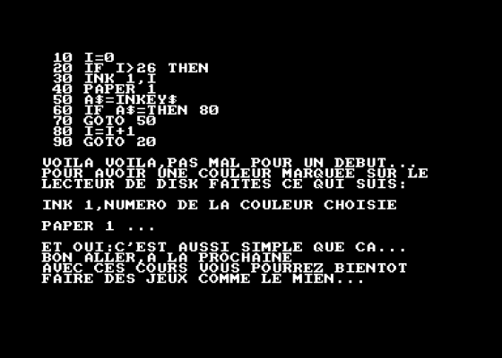 Quick 1 Screenshot 5 (Amstrad CPC464)