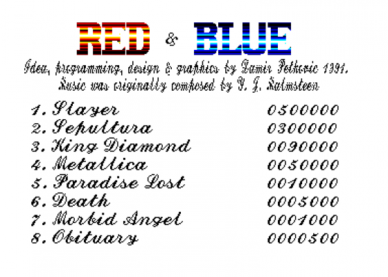 Red & Blue