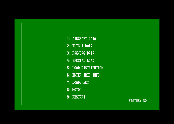 Retro-Loadsheet