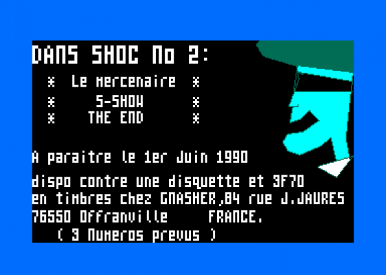 SHOC - Sexe & Humour, Ordinateur CPC 1 Screenshot 5 (Amstrad CPC464)