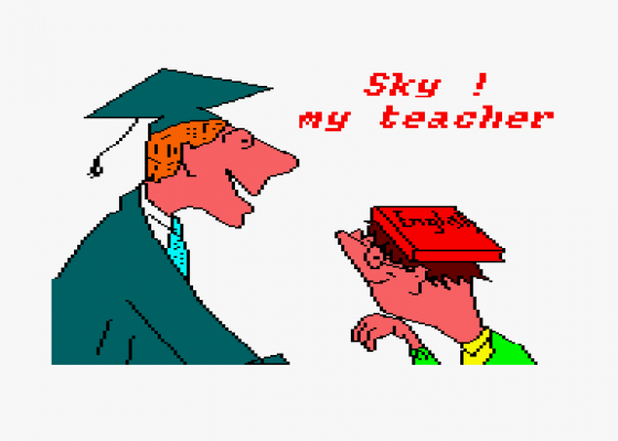 Sky My Husband & Sky My Teacher Screenshot 5 (Amstrad CPC464)