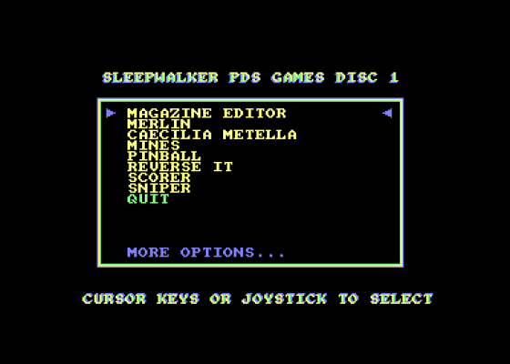 Sleepwalker PDS Games Disc 01