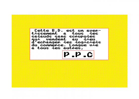 Speed Lock Ou Les Amours D'Un Pirate... Screenshot 5 (Amstrad CPC464)