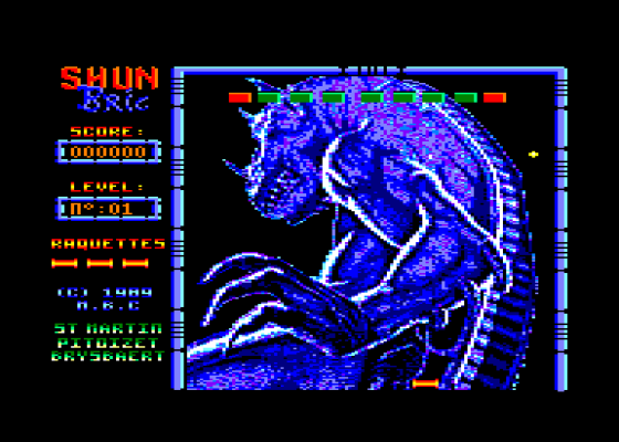 Stephane SAINT-MARTIN Demo De Jeux 2 Screenshot 5 (Amstrad CPC464)