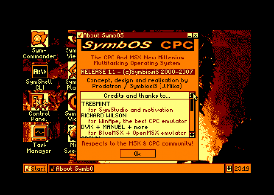 Symbos CPC Release 1.1