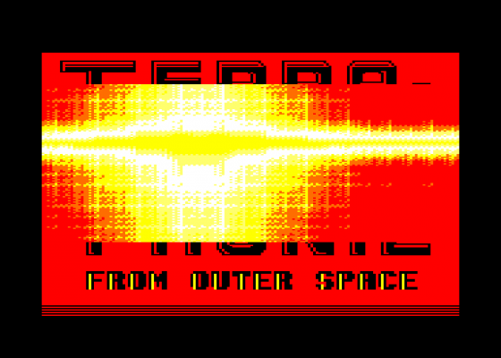 TerraTronic's Intro From Outer Space Screenshot 5 (Amstrad CPC464)