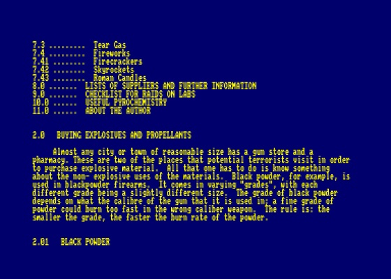 The Big Book Of Mischief 1.1 Screenshot 5 (Amstrad CPC464)