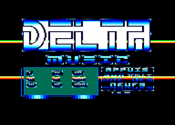 The Delta Demo Screenshot 5 (Amstrad CPC464)