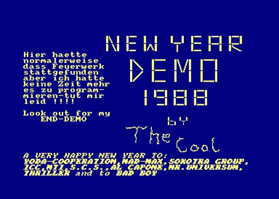 The New Year Demo