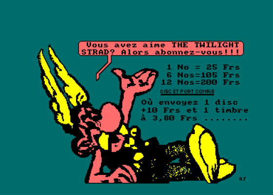 The Twilight-Strad 1 Screenshot 5 (Amstrad CPC464)