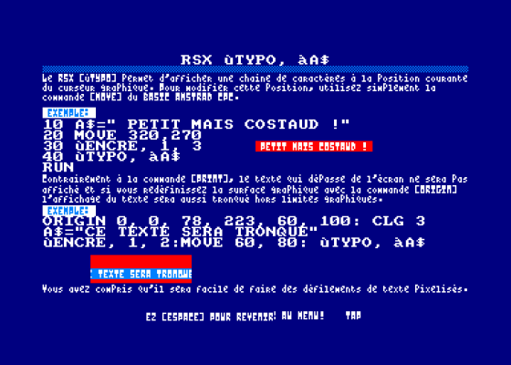 Typo Screenshot 5 (Amstrad CPC464)