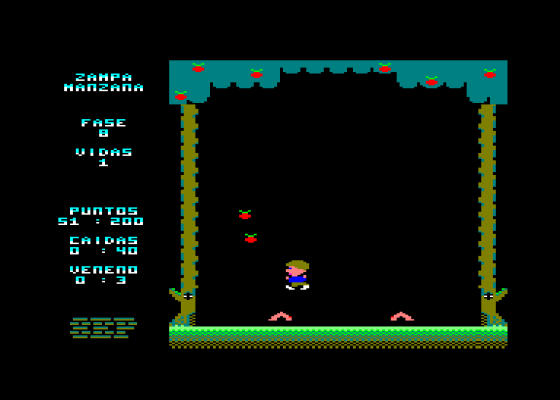 Zampa Manzana Screenshot 5 (Amstrad CPC464)