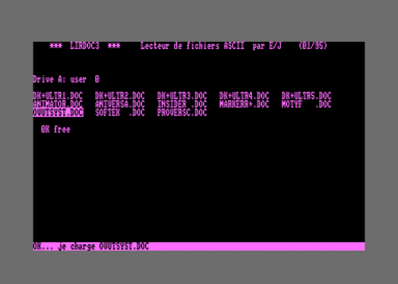 Les Docs Screenshot 5 (Amstrad CPC464)