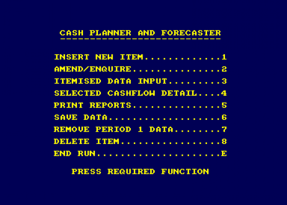 Cash Planner And Forecaster Screenshot