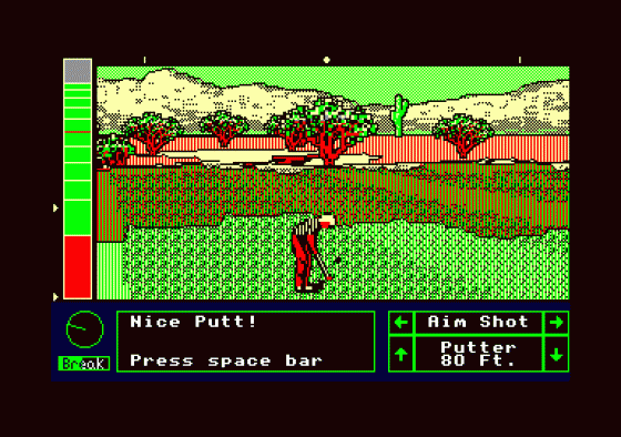 Jack Nicklaus' Golf Screenshot 5 (Amstrad CPC464)