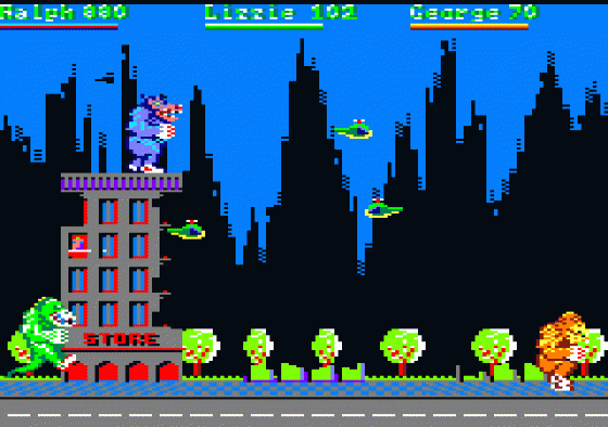 Rampage Screenshot 6 (Amstrad CPC464)