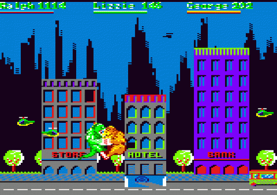 Rampage Screenshot 18 (Amstrad CPC464)