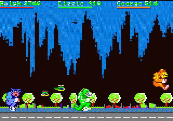 Rampage Screenshot 22 (Amstrad CPC464)