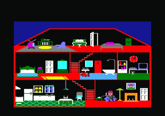 The Activision Little Computer People Discovery Kit Screenshot 1 (Amstrad CPC464)