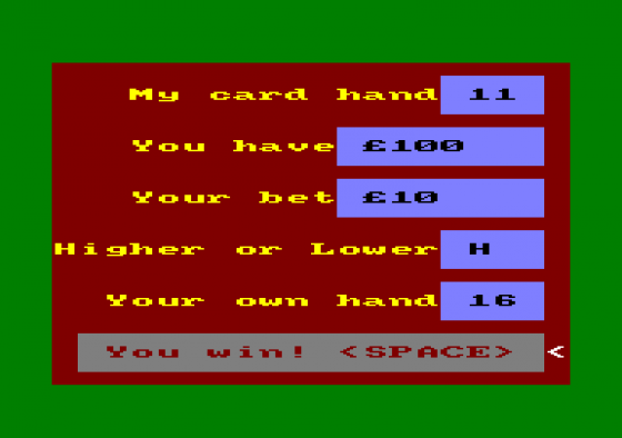 Pontoon Screenshot 1 (Amstrad CPC464)
