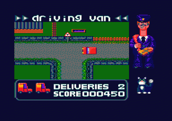 Postman Pat Screenshot 6 (Amstrad CPC464)