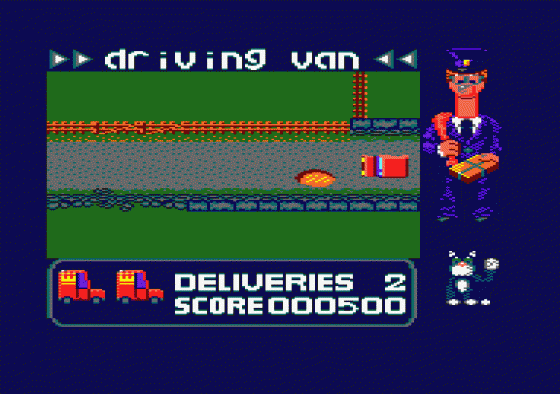 Postman Pat Screenshot 7 (Amstrad CPC464)