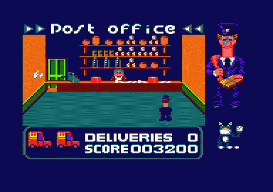 Postman Pat Screenshot 21 (Amstrad CPC464)