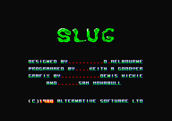 Slug Screenshot 5 (Amstrad CPC464)