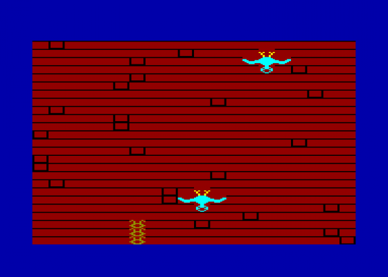 Cafard Screenshot 1 (Amstrad CPC464)