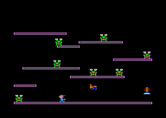 La Becane En Folie Screenshot 1 (Amstrad CPC464)