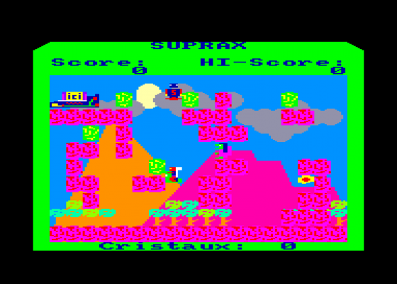 Suprax Screenshot 1 (Amstrad CPC464)