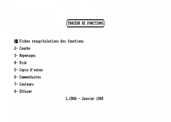 Traceur De Fonctions