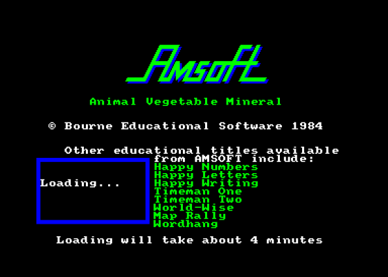 Amsoft 12-Pack Screenshot 5 (Amstrad CPC464)