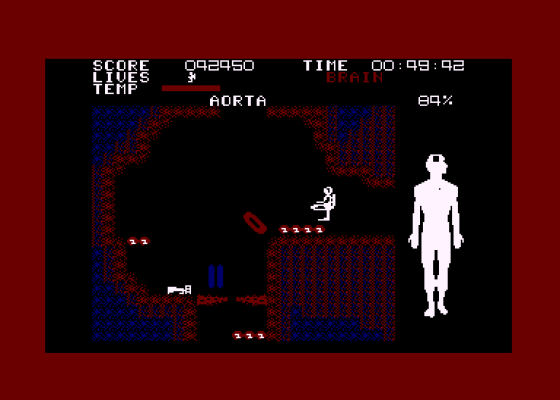 The Fantastic Voyage Screenshot 5 (Amstrad CPC464)