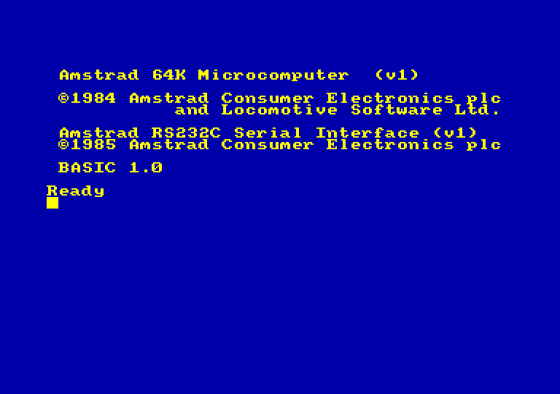 RS232C Interface Screenshot