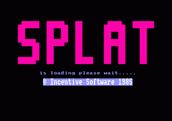 Splat Screenshot 8 (Amstrad CPC464)