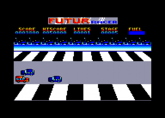 Futur Racer Screenshot 5 (Amstrad CPC464)