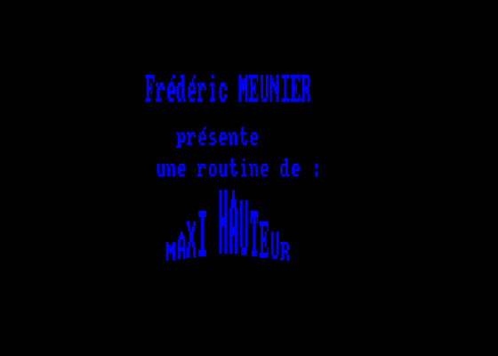 Maxi-Hauteur