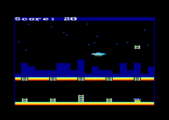 Alien Intervention Screenshot 1 (Amstrad CPC464)