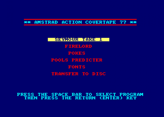 Amstrad Action Issue 077 Screenshot