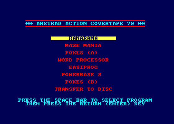 Amstrad Action Issue 079